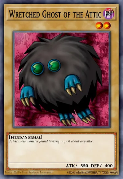 Fantasma Miserável do Sótão — Carta Yu-Gi-Oh!