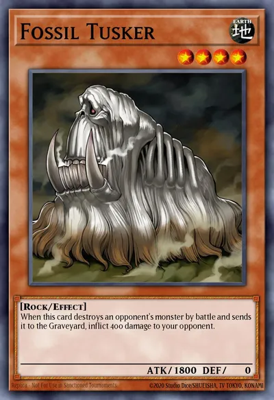 Fossil Tusker — Carta Yu-Gi-Oh!