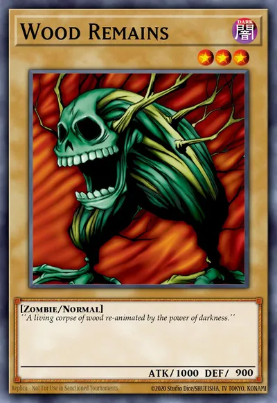 Restos de Madeira — Carta Yu-Gi-Oh!