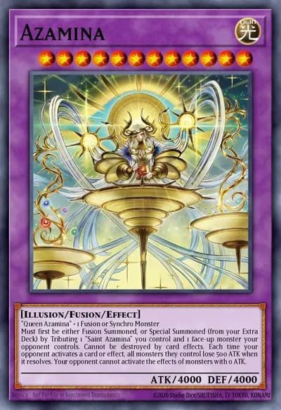 Azamina — Carta Yu-Gi-Oh!