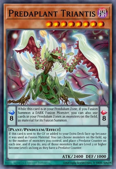 Predaplant Triantis — Carta Yu-Gi-Oh!