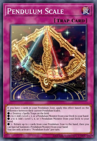 Escala Pêndulo — Carta Yu-Gi-Oh!