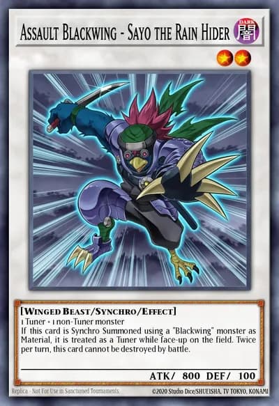 Assalto Asa Negra - Sayo, a Escondida da Chuva — Carta Yu-Gi-Oh!