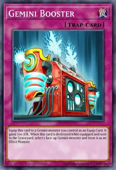 Booster Gêmeo — Carta Yu-Gi-Oh!