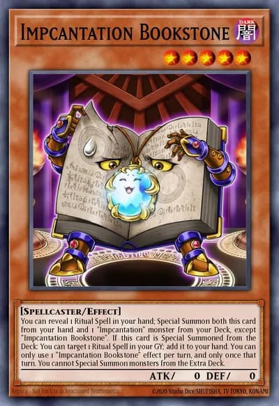 Impcantation Bookstone — Carta Yu-Gi-Oh!