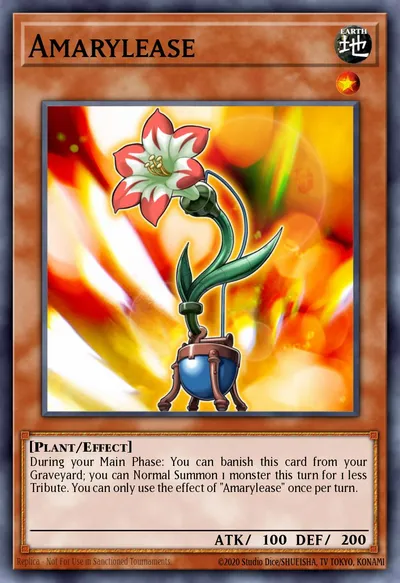 Amarylease — Carta Yu-Gi-Oh!