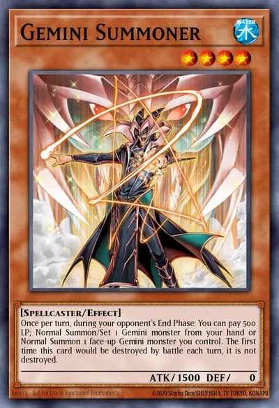 Invocador Gêmeo — Carta Yu-Gi-Oh!