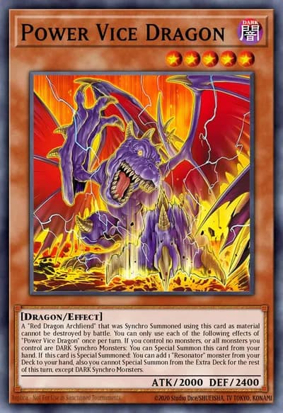 Power Vice Dragon — Carta Yu-Gi-Oh!