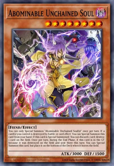 Abominable Unchained Soul — Carta Yu-Gi-Oh!