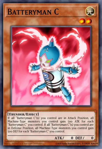 Batteryman C — Carta Yu-Gi-Oh!
