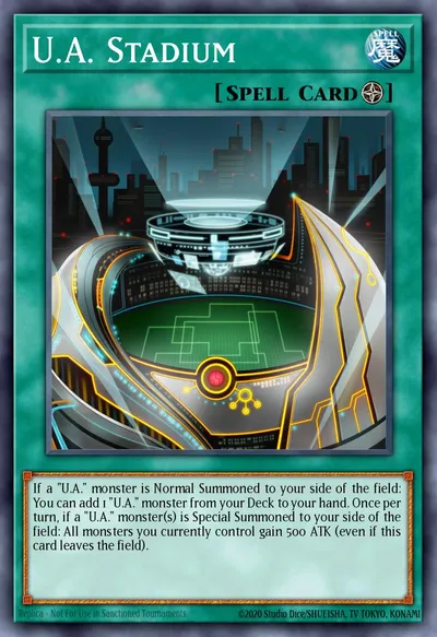 Estádio U.A. — Carta Yu-Gi-Oh!