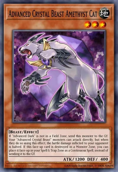 Advanced Crystal Beast Amethyst Cat — Carta Yu-Gi-Oh!