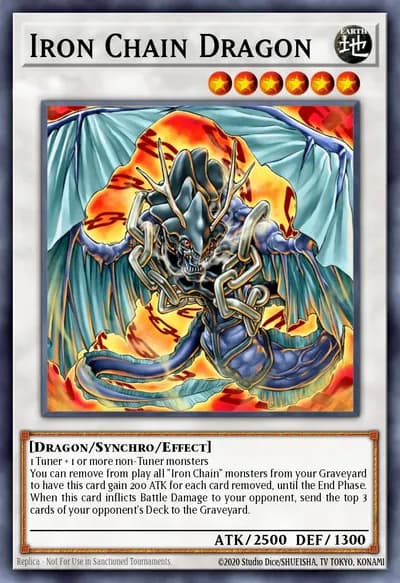 Iron Chain Dragon — Carta Yu-Gi-Oh!