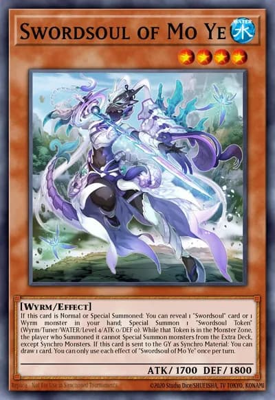 Swordsoul de Mo Ye — Carta Yu-Gi-Oh!