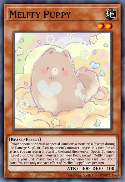 Melffy Puppy — Carta Yu-Gi-Oh!