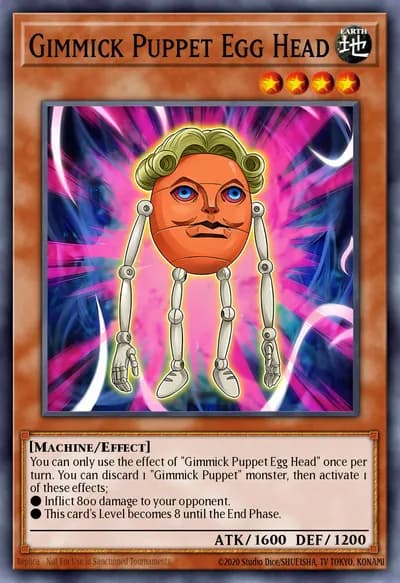 Gimmick Puppet Egg Head — Carta Yu-Gi-Oh!