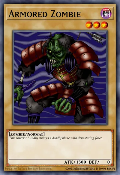 Zumbi Blindado — Carta Yu-Gi-Oh!