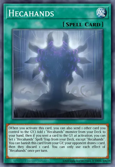Hecahands — Carta Yu-Gi-Oh!
