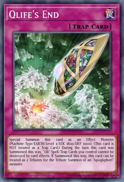 Qlife's End — Carta Yu-Gi-Oh!