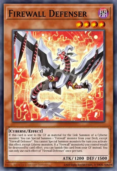 Firewall Defenser — Carta Yu-Gi-Oh!