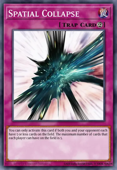 Colapso Espacial — Carta Yu-Gi-Oh!