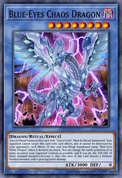 Dragão do Caos de Olhos Azuis — Carta Yu-Gi-Oh!