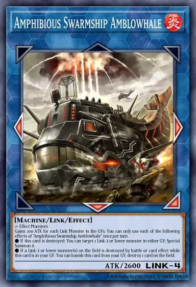 Nave de Enxame Anfíbia Amblowhale — Carta Yu-Gi-Oh!