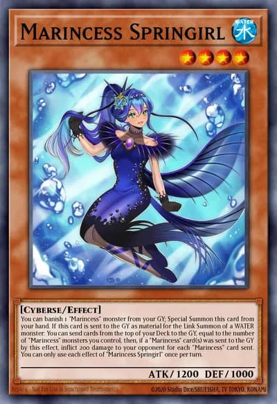 Marincess Springirl — Carta Yu-Gi-Oh!