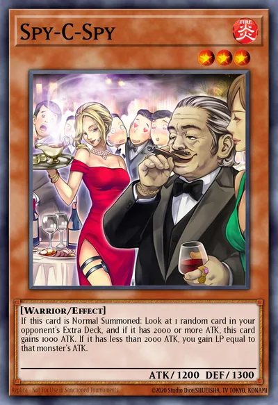 Espião-C-Espião — Carta Yu-Gi-Oh!