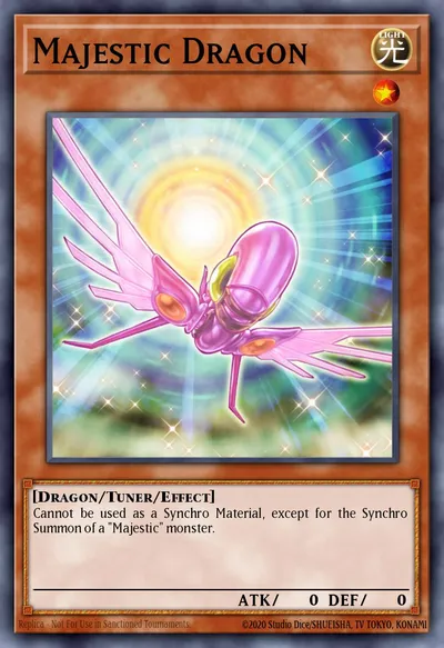 Majestic Dragon — Carta Yu-Gi-Oh!