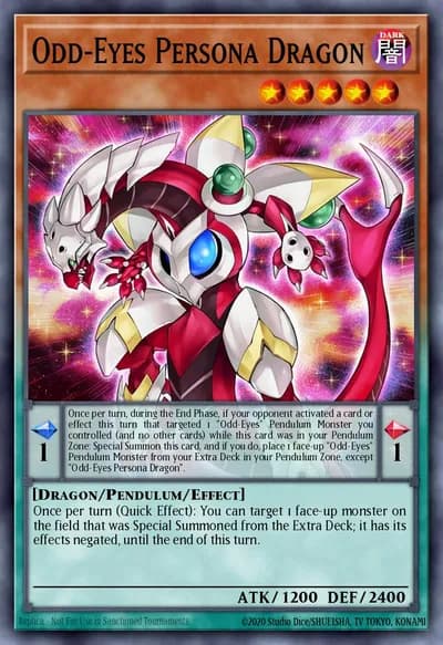 Odd-Eyes Persona Dragon — Carta Yu-Gi-Oh!