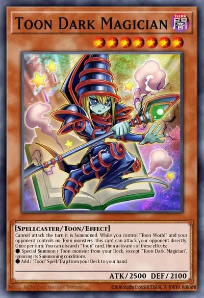Toon Dark Magician — Carta Yu-Gi-Oh!