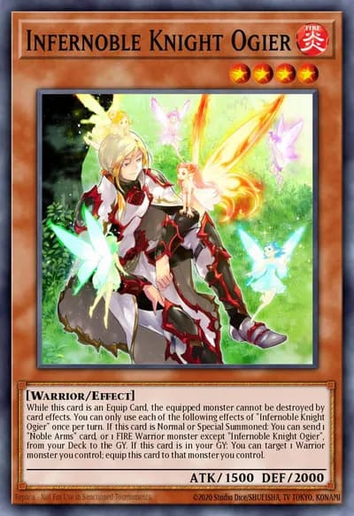 Infernoble Knight Ogier — Carta Yu-Gi-Oh!
