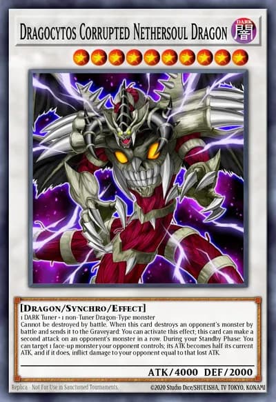 Dragocytos, o Dragão da Alma Corrompida do Abismo — Carta Yu-Gi-Oh!