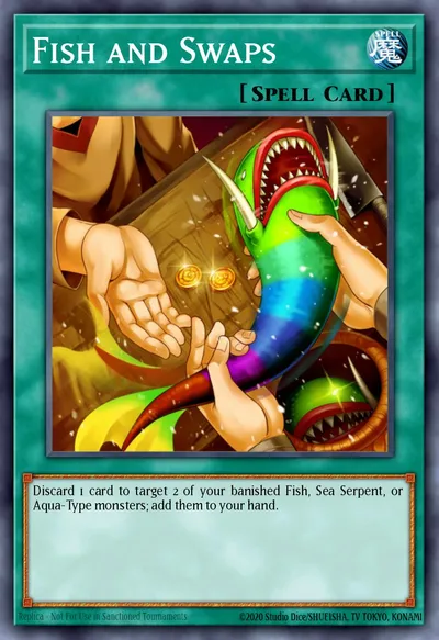 Peixes e Trocas — Carta Yu-Gi-Oh!