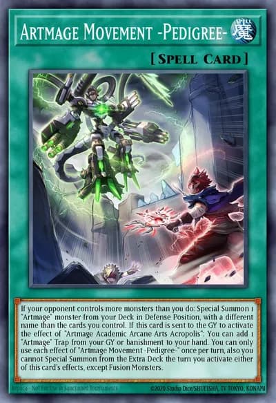 Artmage Movement -Pedigree- — Carta Yu-Gi-Oh!