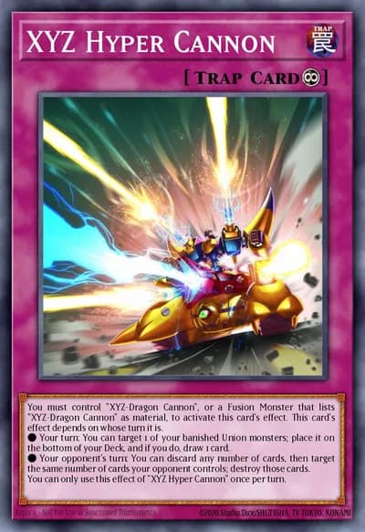 XYZ Hyper Cannon — Carta Yu-Gi-Oh!