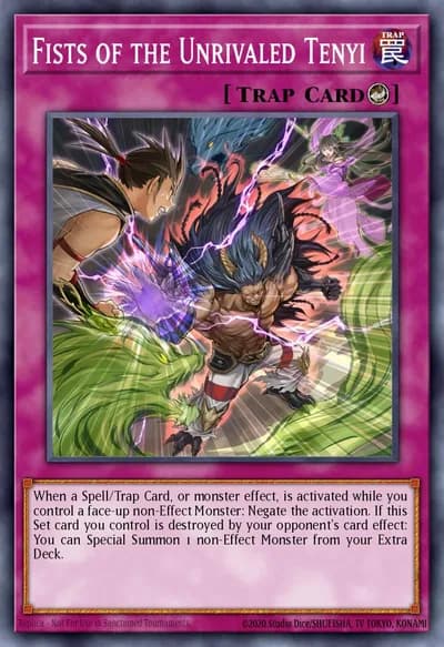 Fists of the Unrivaled Tenyi — Carta Yu-Gi-Oh!