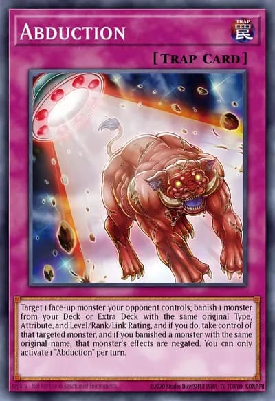 Abduction — Carta Yu-Gi-Oh!