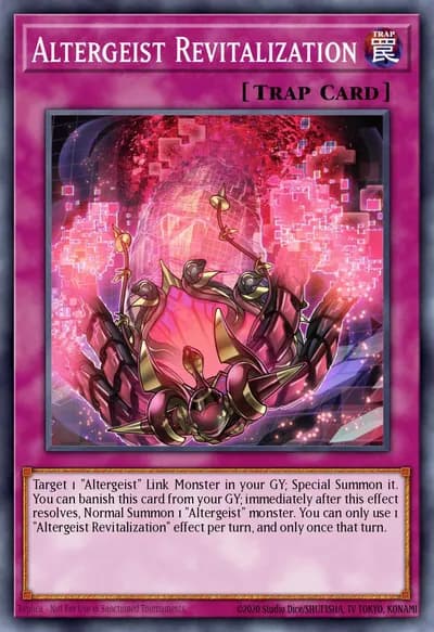Revitalização Altergeist — Carta Yu-Gi-Oh!