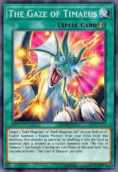 O Olhar de Timaeus — Carta Yu-Gi-Oh!