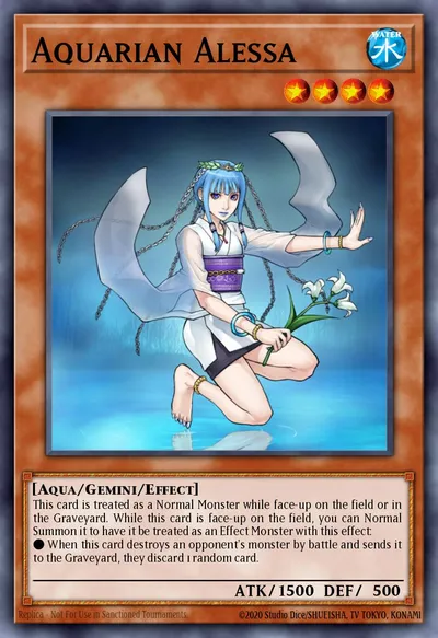 Alessa Aquariana — Carta Yu-Gi-Oh!