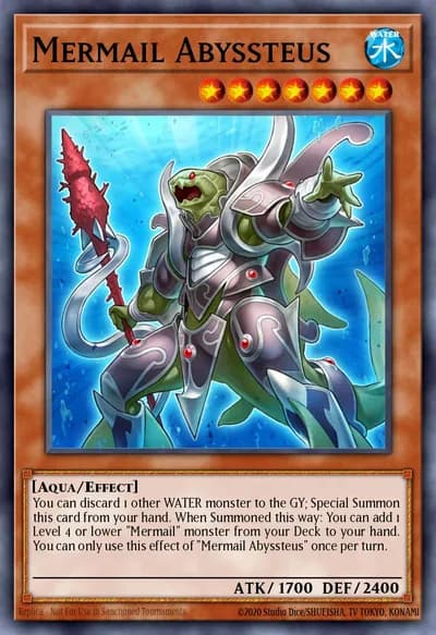 Mermail Abyssteus — Carta Yu-Gi-Oh!