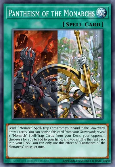 Pantheism of the Monarchs — Carta Yu-Gi-Oh!