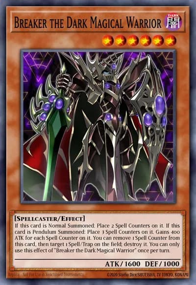 Breaker the Dark Magical Warrior — Carta Yu-Gi-Oh!