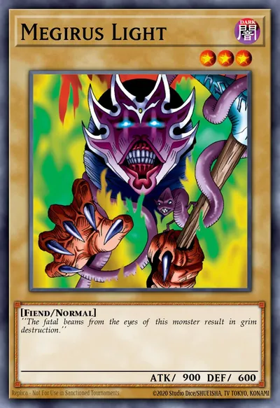 Megirus Light — Carta Yu-Gi-Oh!
