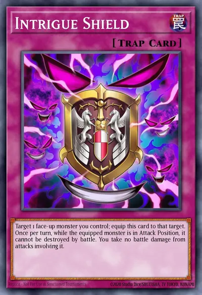 Escudo da Intriga — Carta Yu-Gi-Oh!