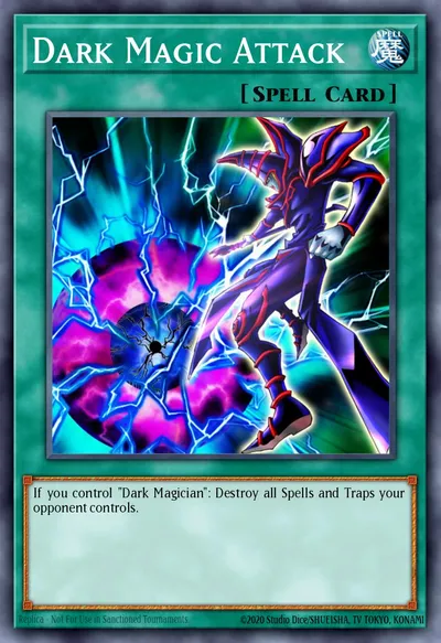 Ataque de Magia Negra — Carta Yu-Gi-Oh!