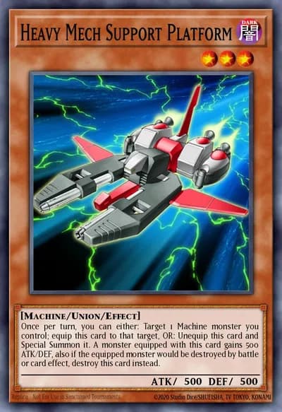 Heavy Mech Support Platform — Carta Yu-Gi-Oh!