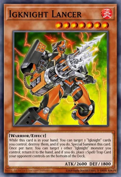 Igknight Lancer — Carta Yu-Gi-Oh!